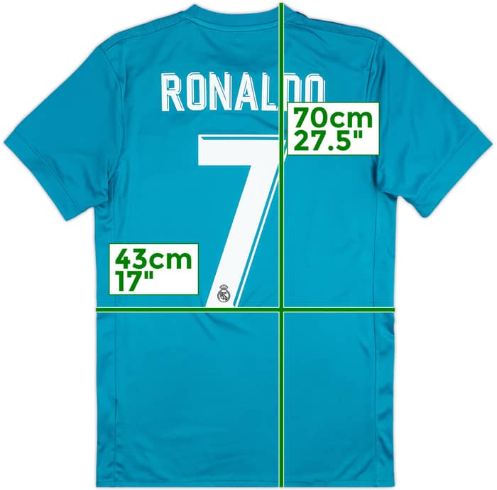 2017-18 Real Madrid Third Shirt Ronaldo #7 - 6/10 - (XS)