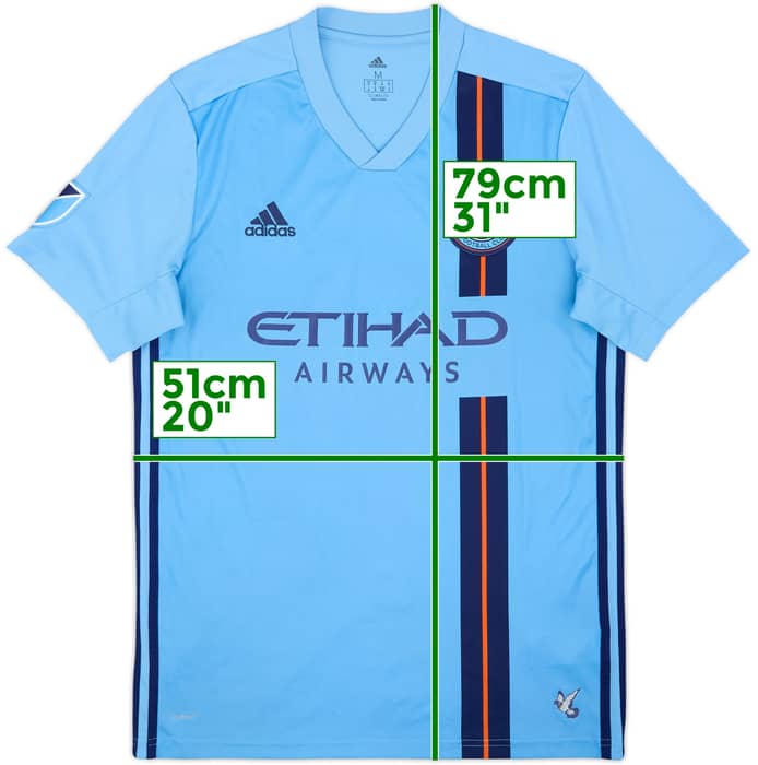 2019-20 New York City FC Camiseta Local - 9/10 - (M)