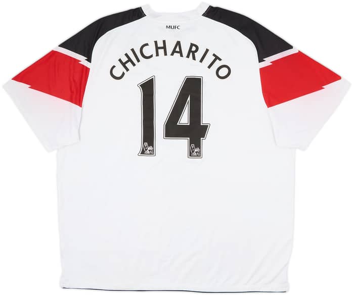 2010-12 Manchester United Away Shirt Chicharito #14 - 6/10 - (XXL)