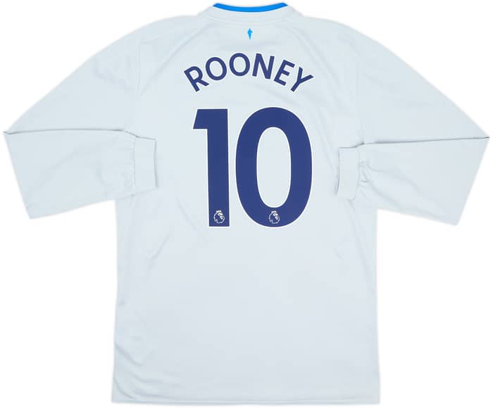 2017-18 Everton Away L/S Shirt Rooney #10 - 5/10 - (L)