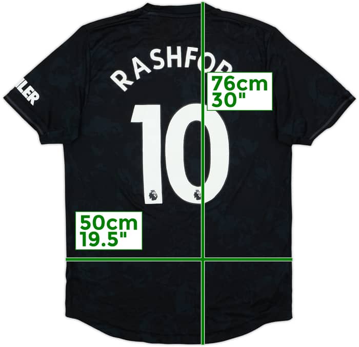 2019-20 Manchester United Authentic Third Shirt Rashford #10 - 5/10 - (L)