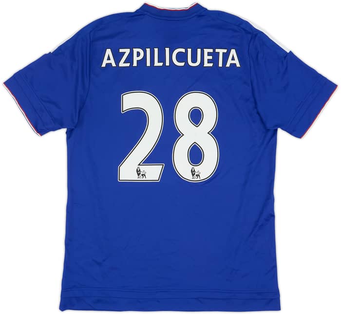 2015-16 Chelsea Home Shirt Azpilicueta #28 - 6/10 - (L)