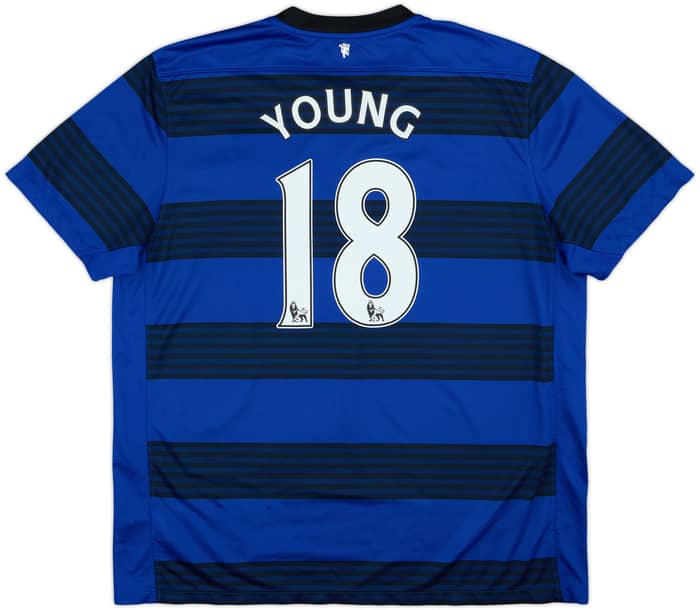 2011-13 Manchester United Away Shirt Young #18 - 6/10 - (XXL)