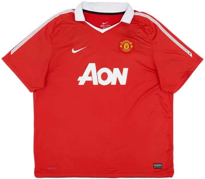 Camiseta de local del Manchester United 2010-11 Scholes #18 - 6/10 - (XXL)