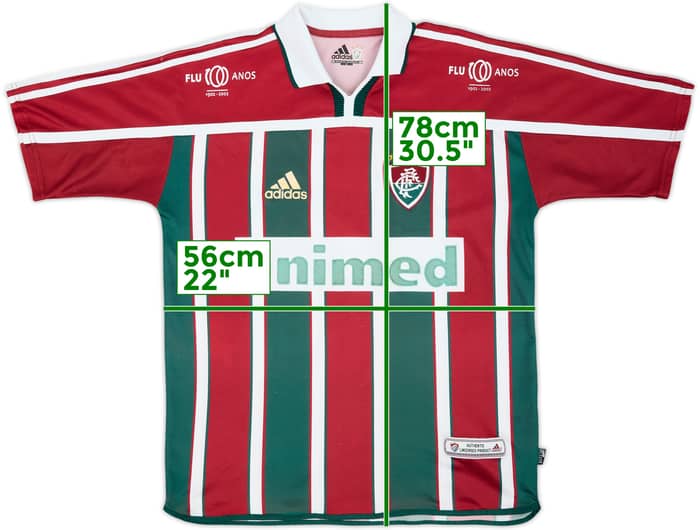 2001-03 Fluminense Home Shirt #10 - 6/10 - (L)