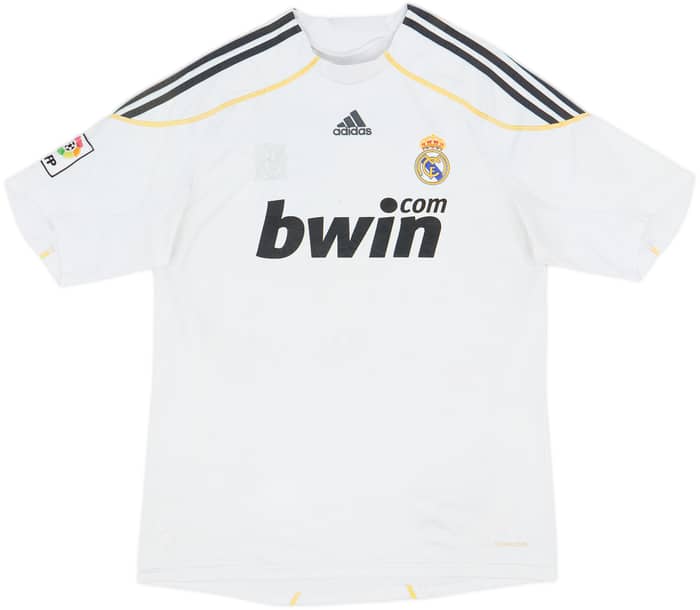 2009-10 Real Madrid Home Shirt Van Der Vaart #23 - 5/10 - (L)