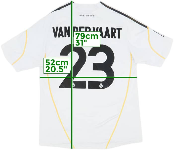 2009-10 Real Madrid Home Shirt Van Der Vaart #23 - 5/10 - (L)