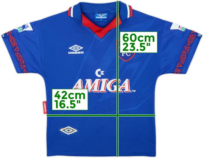 1993-94 Chelsea Home Shirt - 5/10 - (L.Boys)