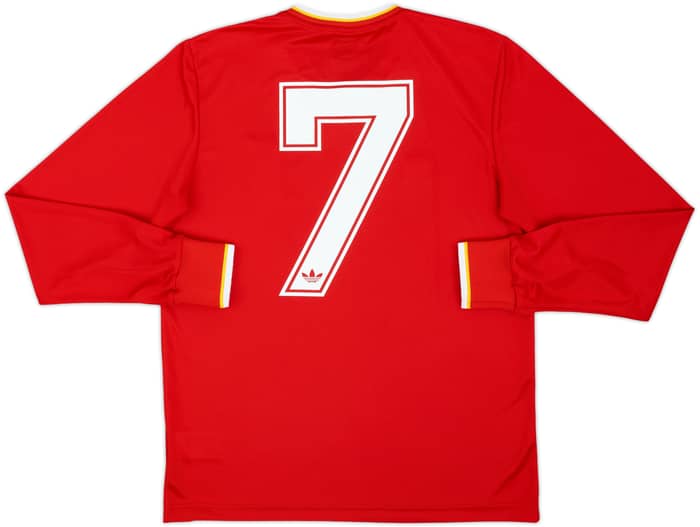 2009-10 Liverpool adidas Originals Retro '1986-87 Home' L/S Shirt #7 - 8/10 - (M)