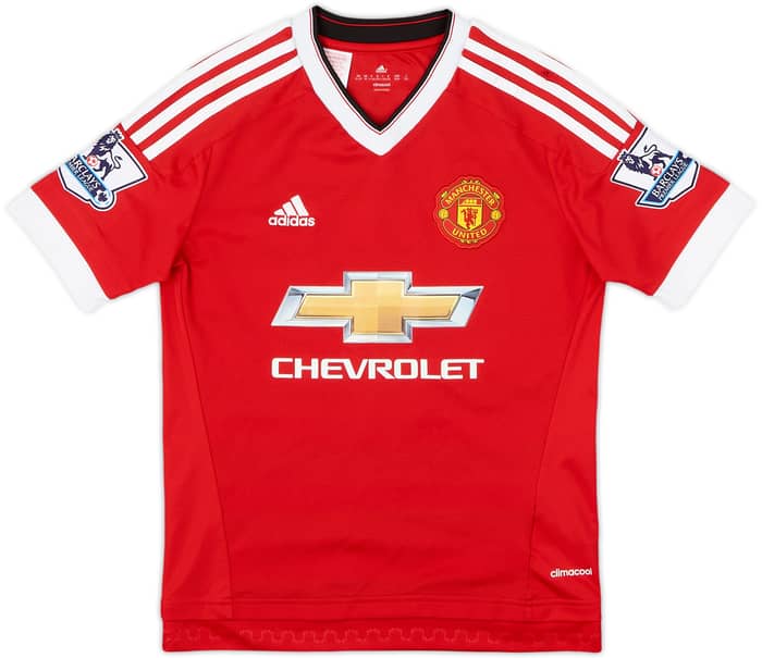2015-16 Manchester United Home Shirt Mata #8 - 4/10 - (M.Boys)