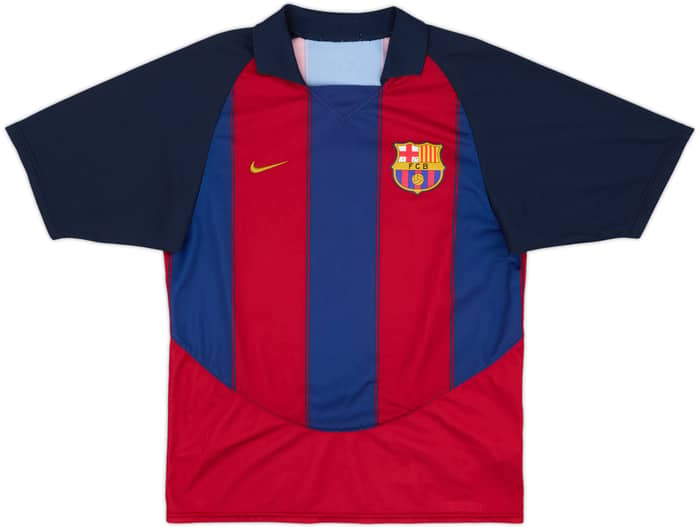 2003-04 Barcelona Basic Home Shirt Ronaldinho #10 - 6/10 - (S)