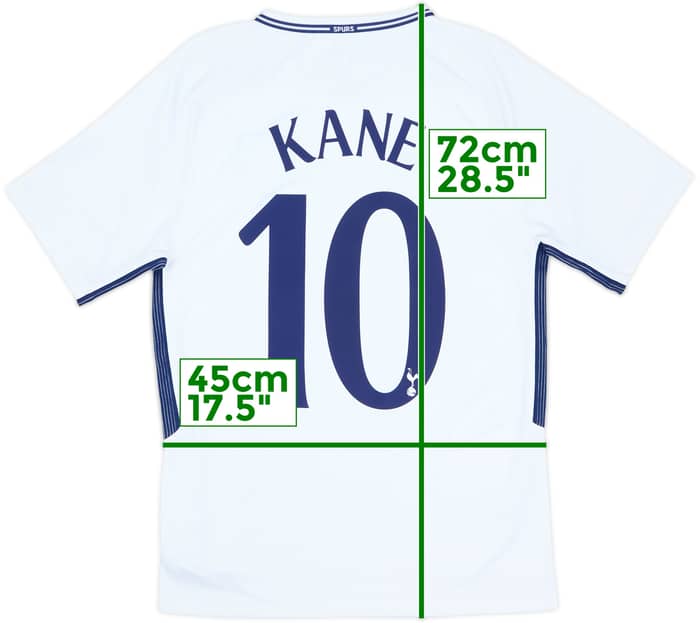 2017-18 Tottenham Home Shirt Kane #10 - 9/10 - (S)