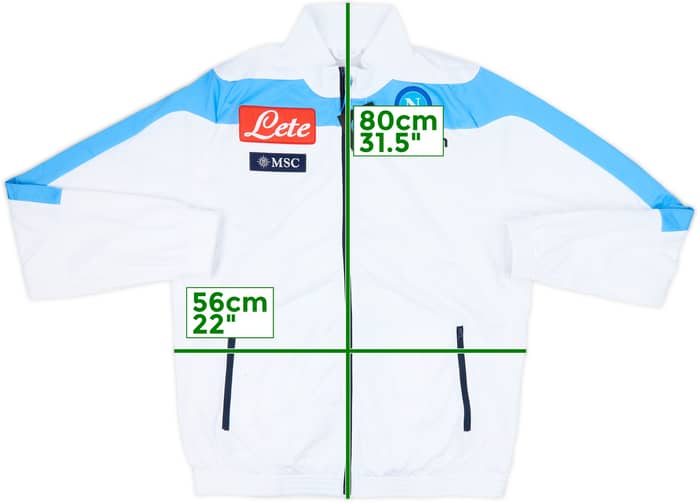 2012-13 Napoli Macron Track Jacket (XL)