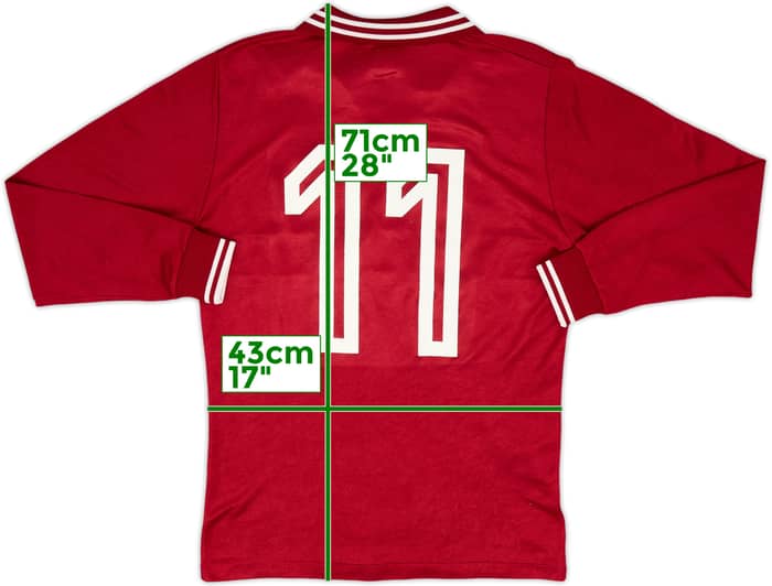 1983-87 Servette Home L/S Shirt #11 - 9/10 - (M)