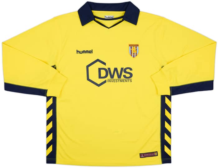 2005-06 Aston Villa Away L/S Shirt Baros #10 - 7/10 - (L)