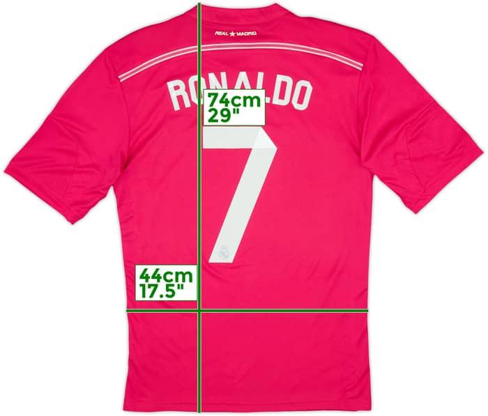 Camiseta de visitante del Real Madrid 2014-15 Ronaldo #7 (M)