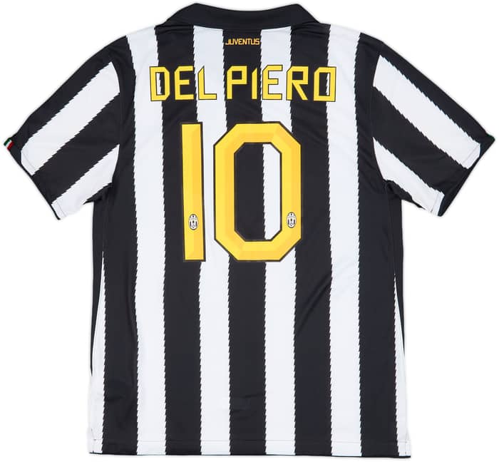 2010-11 Juventus Home Shirt Del Piero #10 (L)