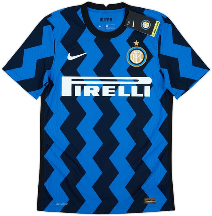 2020-21 Inter Milan Authentic Home Shirt Lukaku #9 (S)