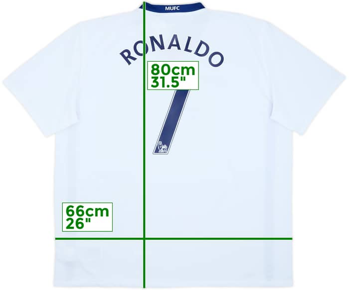 2008-10 Manchester United Away Shirt Ronaldo #7 (XXL)