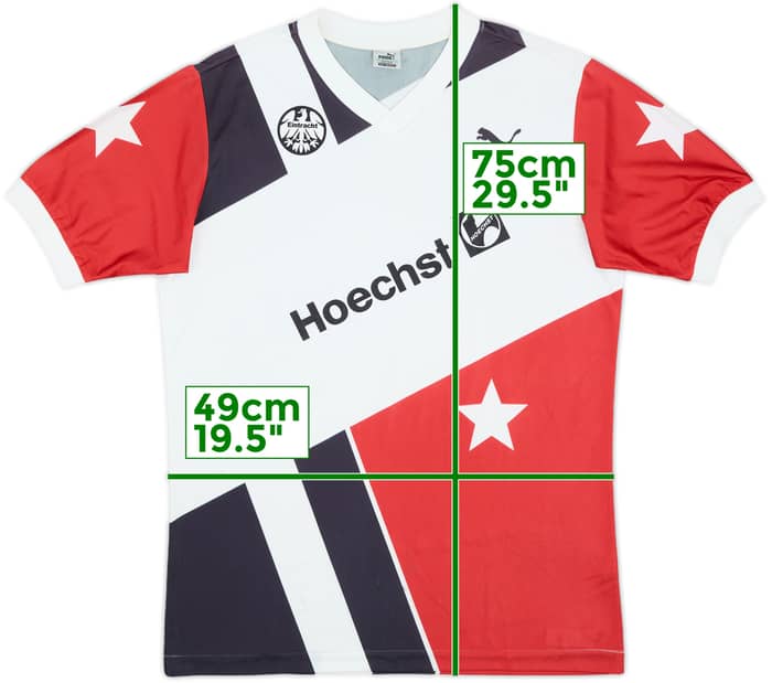 1990-91 Eintracht Frankfurt Away Shirt - 8/10 - (L)