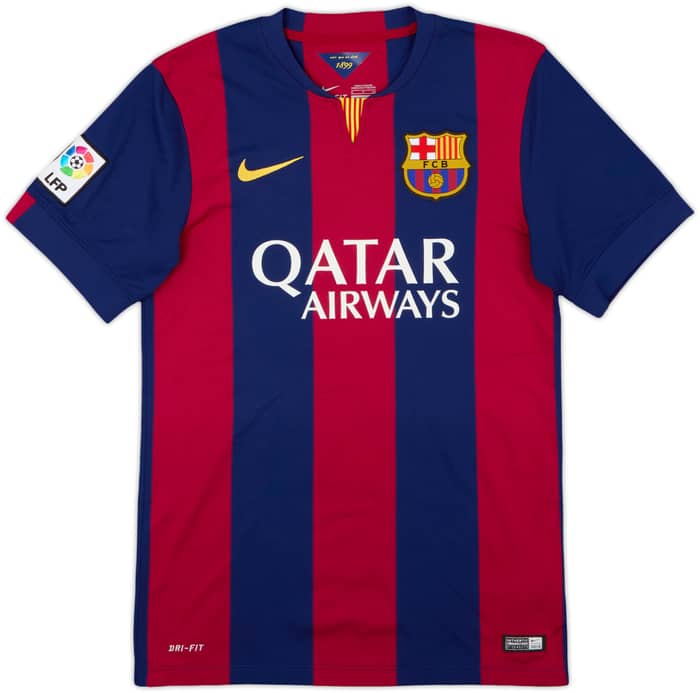 2014-15 Barcelona Home Shirt Messi #10 - 9/10 - (S)
