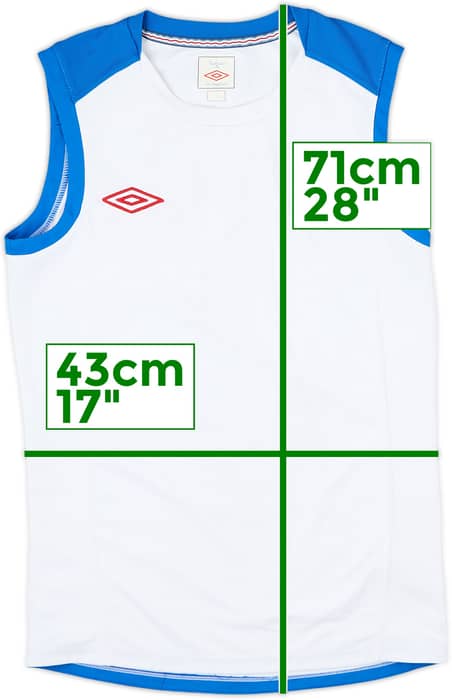 2010-11 England Umbro Training Vest - 6/10 - (S)