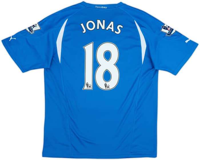 Camiseta de visitante del Newcastle 2010-11 Jonas #18 - 6/10 - (L)