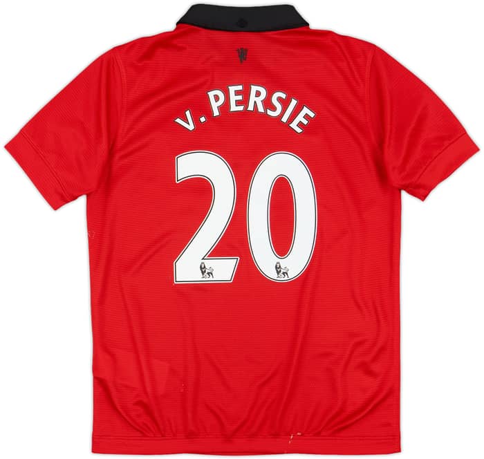 2013-14 Manchester United Home Shirt V.Persie #20 - 9/10 - (S.Boys)