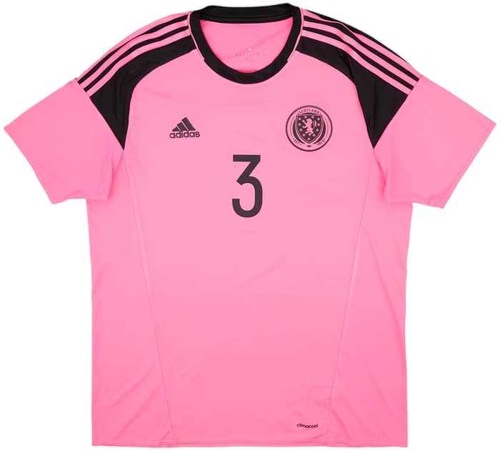 2016-17 Scotland Away Shirt Robertson #3 - 5/10 - (XL)