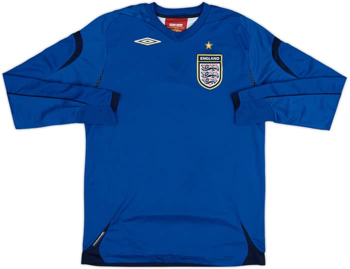 2006-08 England GK Shirt Robinson #1 - 6/10 - (L.Boys)