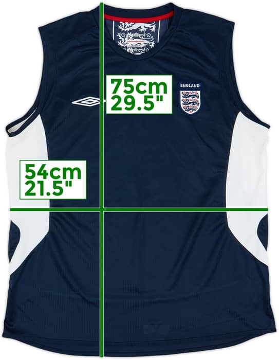 2008-10 England Umbro Chaleco de entrenamiento - 9/10 - (XL)