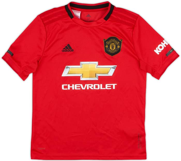 2019-20 Manchester United Home Shirt B.Fernandes #18 - 9/10 - (M.Boys)