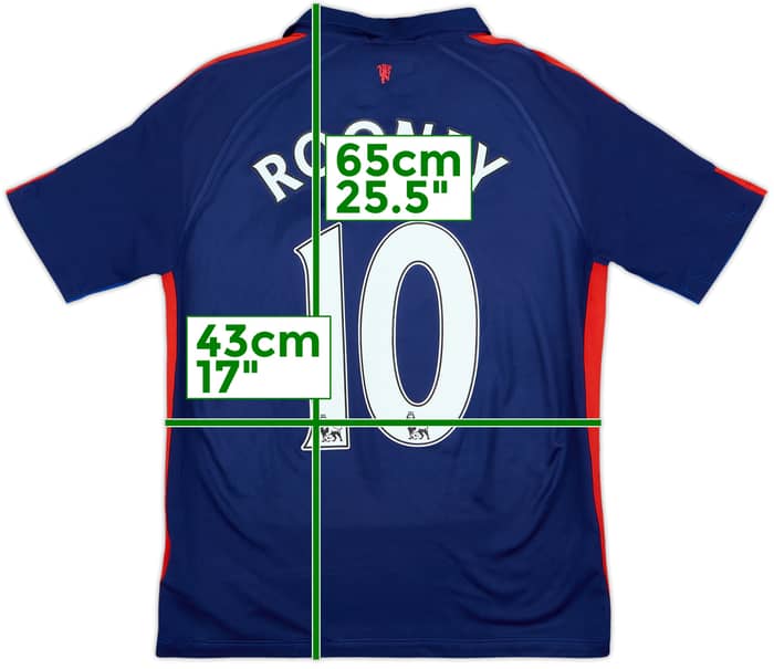 2014-15 Manchester United Third Shirt Rooney #10 - 7/10 - (14-15 Years)