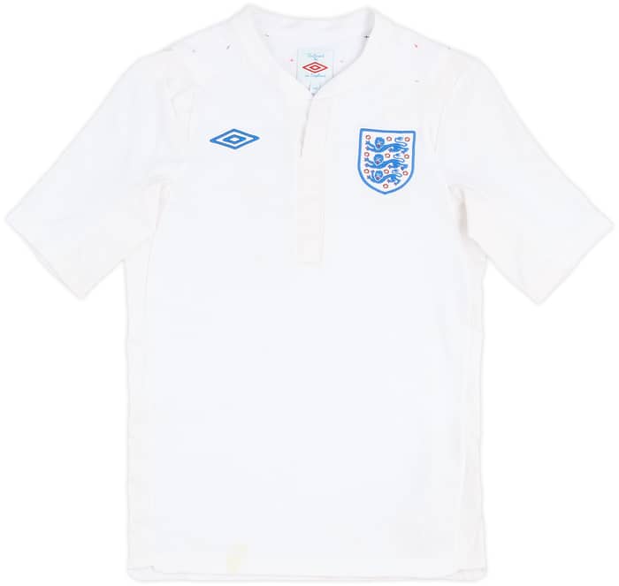 2010-11 England Home Shirt - 5/10 - (M.Boys)