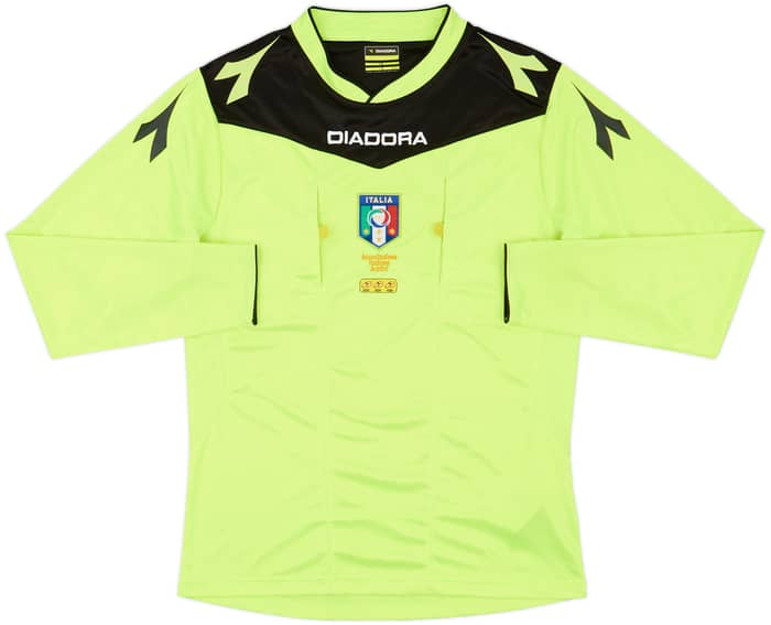 2014-15 Italy Diadora Referee L/S Shirt - 9/10 - (S)