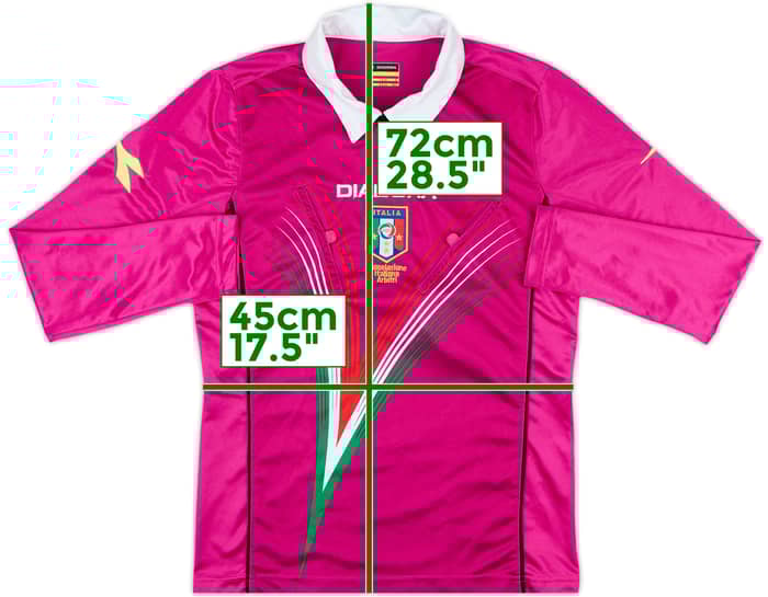 2012-13 Italy Diadora Referee L/S Shirt - 9/10 - (XS)