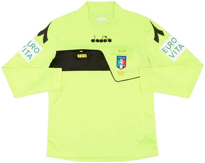 2017-18 Italy Diadora Referee L/S Shirt - 9/10 - (M)