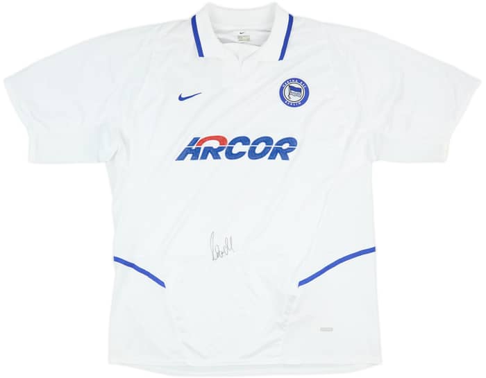 2002-04 Hertha Berlin Signed Away Shirt - 7/10 - (XXL)