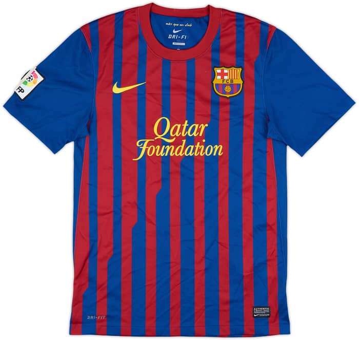 2011-12 Barcelona Home Shirt David Villa #7 - 9/10 - (S)