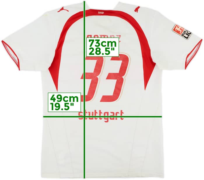 2006-07 Stuttgart Home Shirt Gomez #33 - 4/10 - (M)