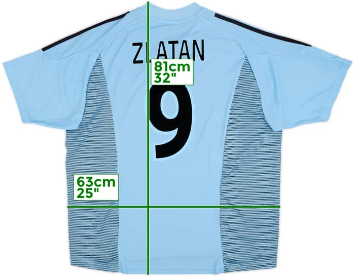 2002-03 Ajax Away Shirt Zlatan #9 - 6/10 - (XL)