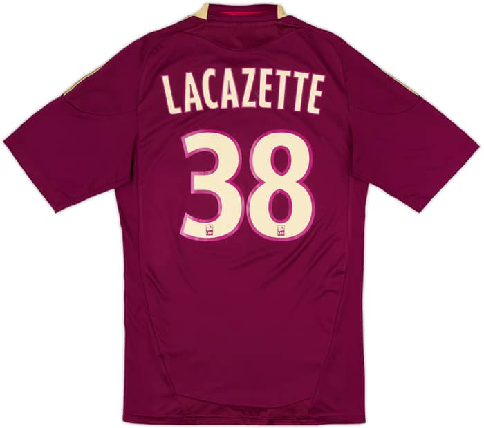 2010-11 Lyon Away Shirt Lacazette #38 - 8/10 - (S)
