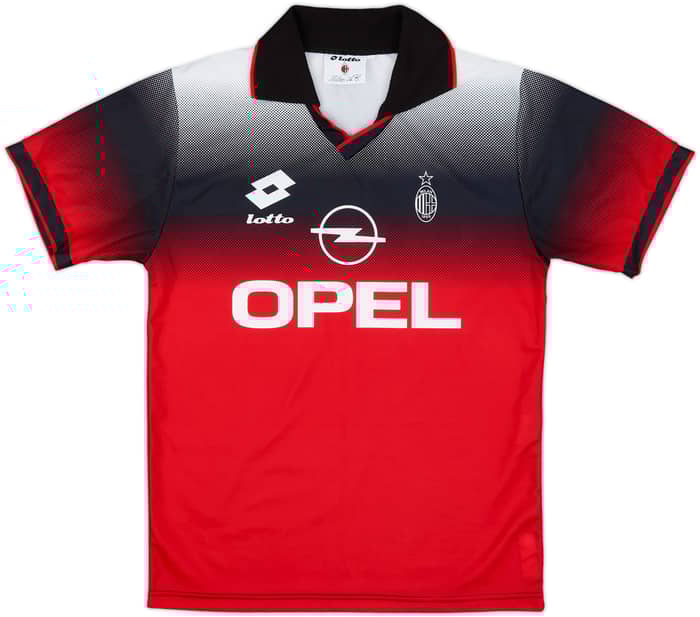 1995-96 AC Milan Lotto Training Shirt - 9/10 - (S)