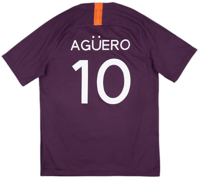 2018-19 Manchester City Third Shirt Aguero #10 - 10/10 - (M)
