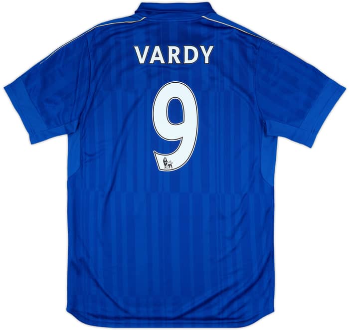 2016-17 Leicester Home Shirt Vardy #9 - 9/10 - (L)