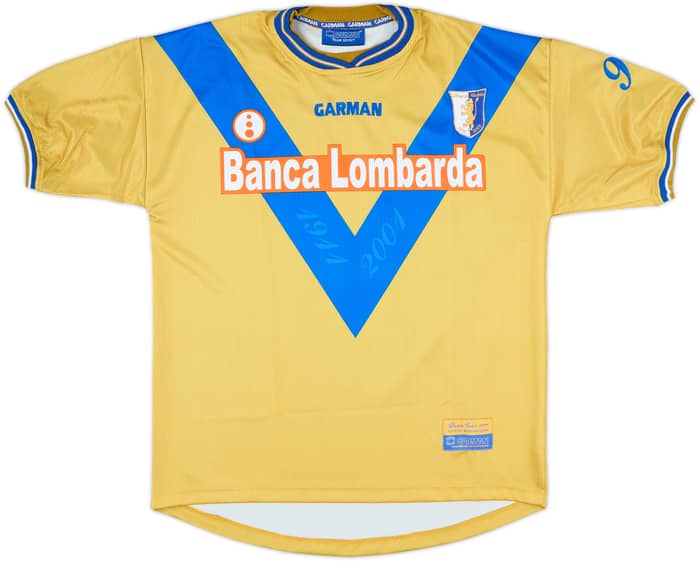 2001-02 Brescia Third Shirt Baggio #10 - 8/10 - (L)