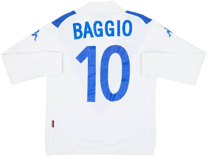 2004-05 Brescia Away L/S Shirt Baggio #10 - 7/10 - (L)