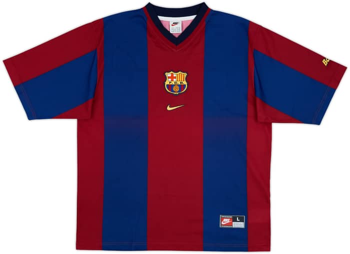 1998-00 Barcelona Basic Home Shirt Rivaldo #11 - 9/10 - (L)