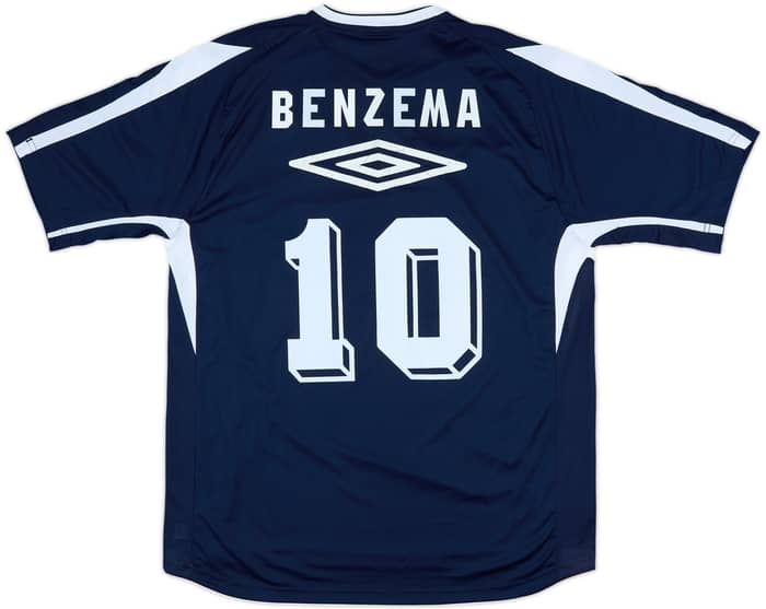 2007-08 Lyon Umbro Training Shirt Benzema #10 - 7/10 - (XL)