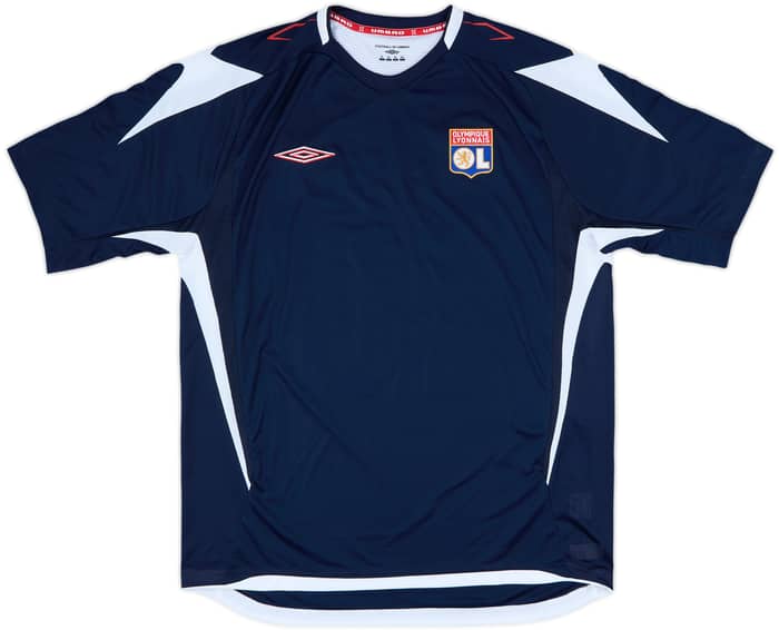 2007-08 Lyon Umbro Training Shirt Benzema #10 - 7/10 - (XL)